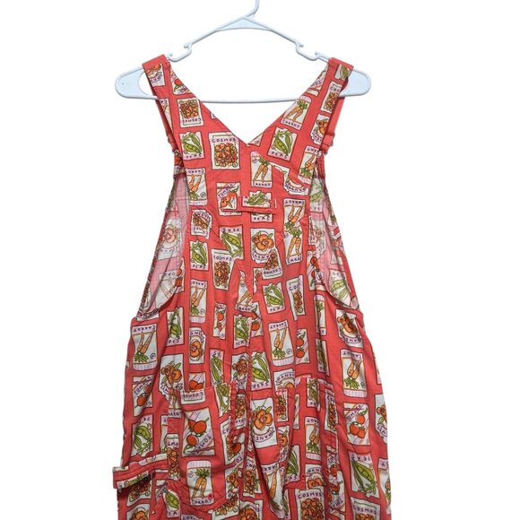 Duluth Trading Heirloom Gardening Bib Overalls Womens Small Cargo Seed Pockets - Picture 10 of 16